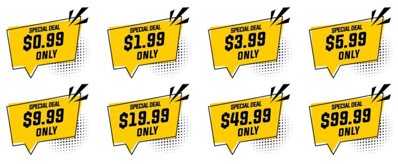 99 cent item pricing