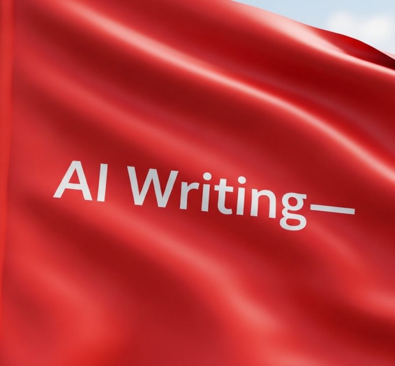 AI Writing red flag, the em dash