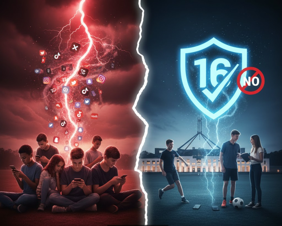 Australia social media ban for kids under 16, to promote kids health and well-being