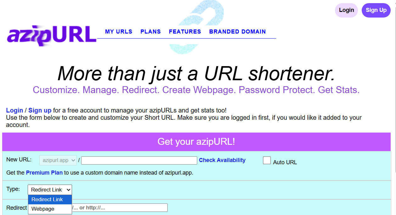 azipurl-app-more-than-url-shortener