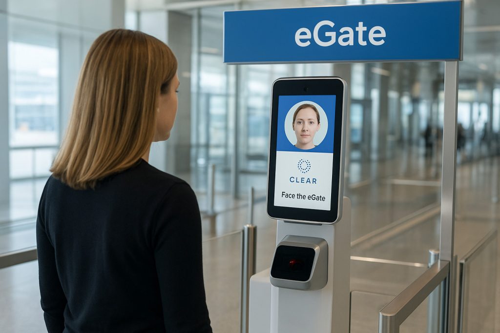 Biometric eGates, CLEAR