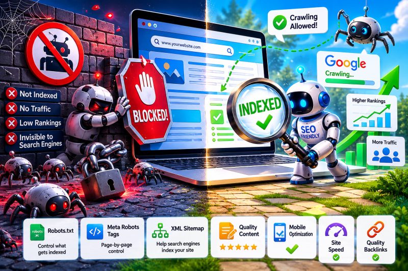 Blocking bots bad impact on SEO and indexing