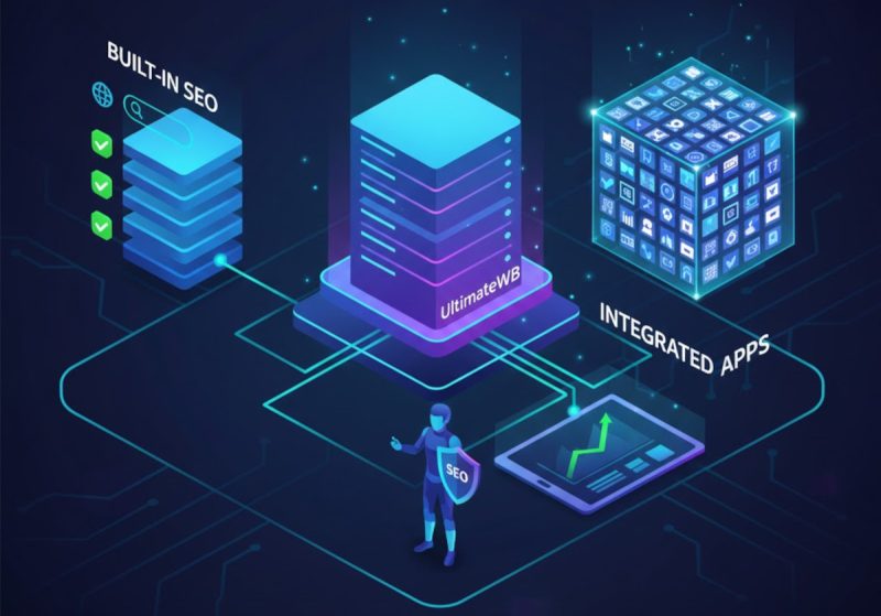 Built-in SEO and integrated apps vs plugins