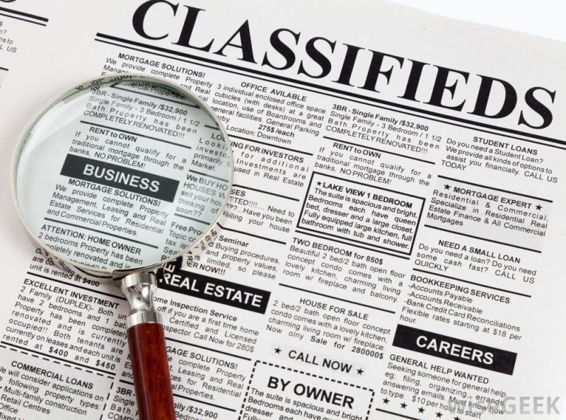 classifieds website builder