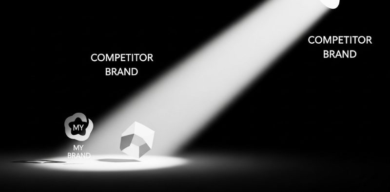 Competitor brand in the spotlight over your own brand