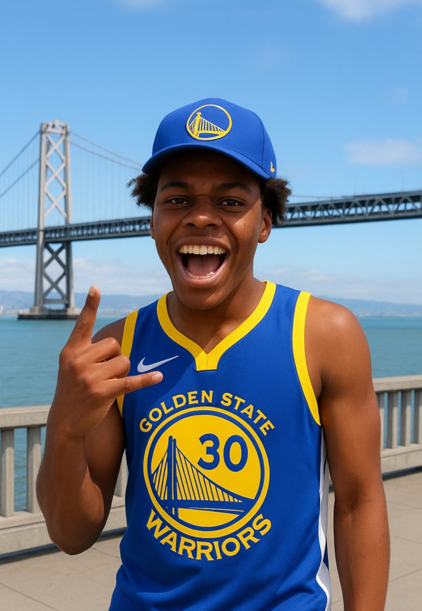 Darren - IShowSpeed - Watkins Jr. in San Francisco in Warriors gear