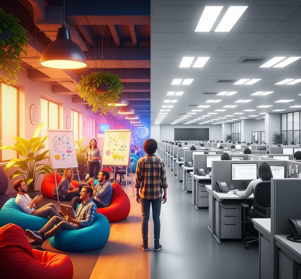 Dream job in tech vs more corporate reality