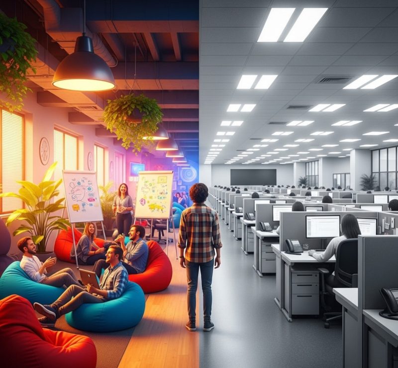 Dream job in tech vs more corporate reality
