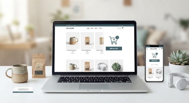 E-commerce website builder to build an online store that is mobile-friendly