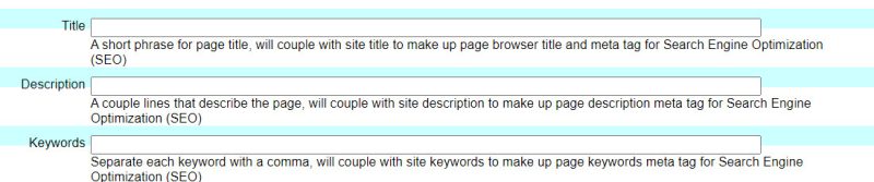UltimateWB, meta tags