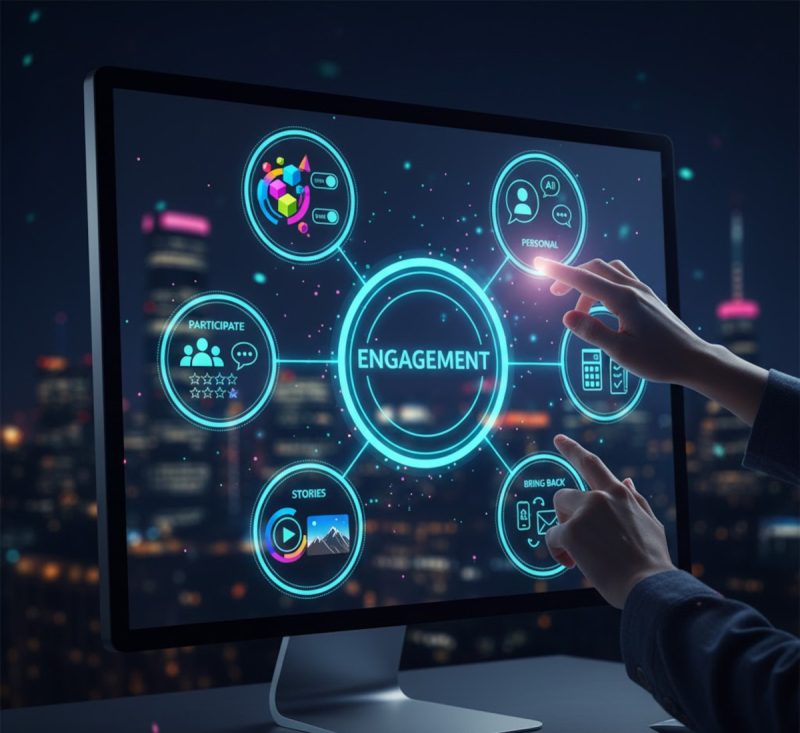 what makes an engaging, interactive website