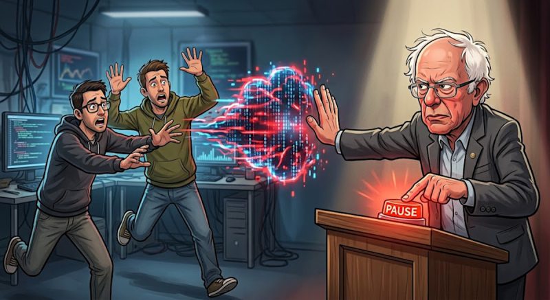 Engineers chasing AI that got away and Bernie Sanders pressing the pause button to stop AI
