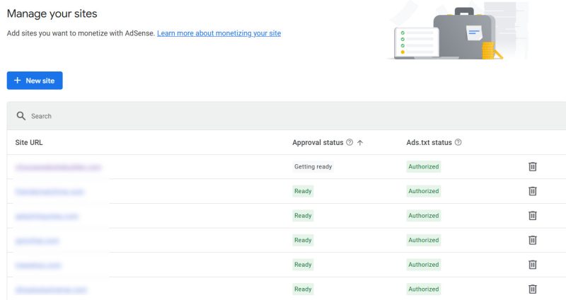 Google Adsense, getting ready