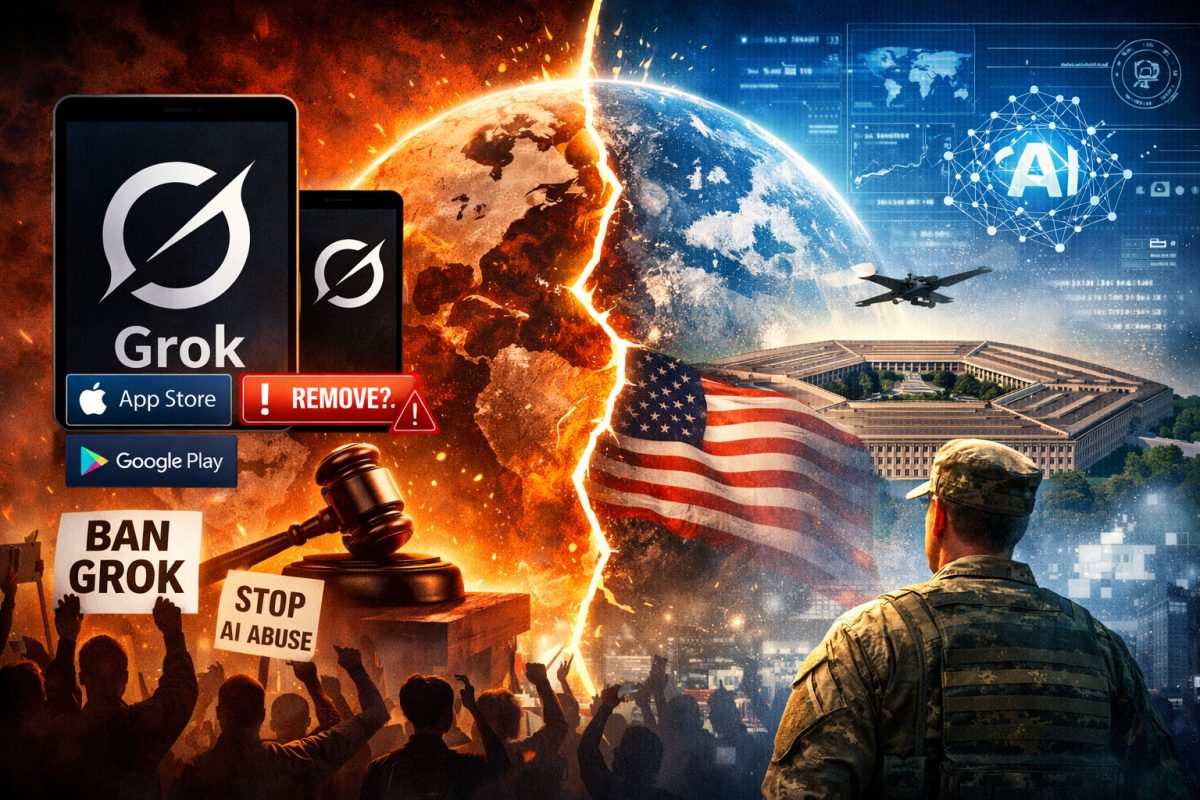 Grok backlash, while pentagon embraces it