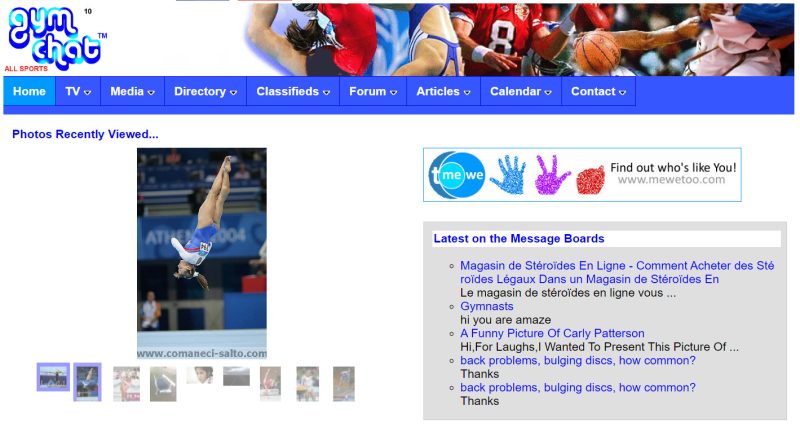 Gym Chat sports network, community website