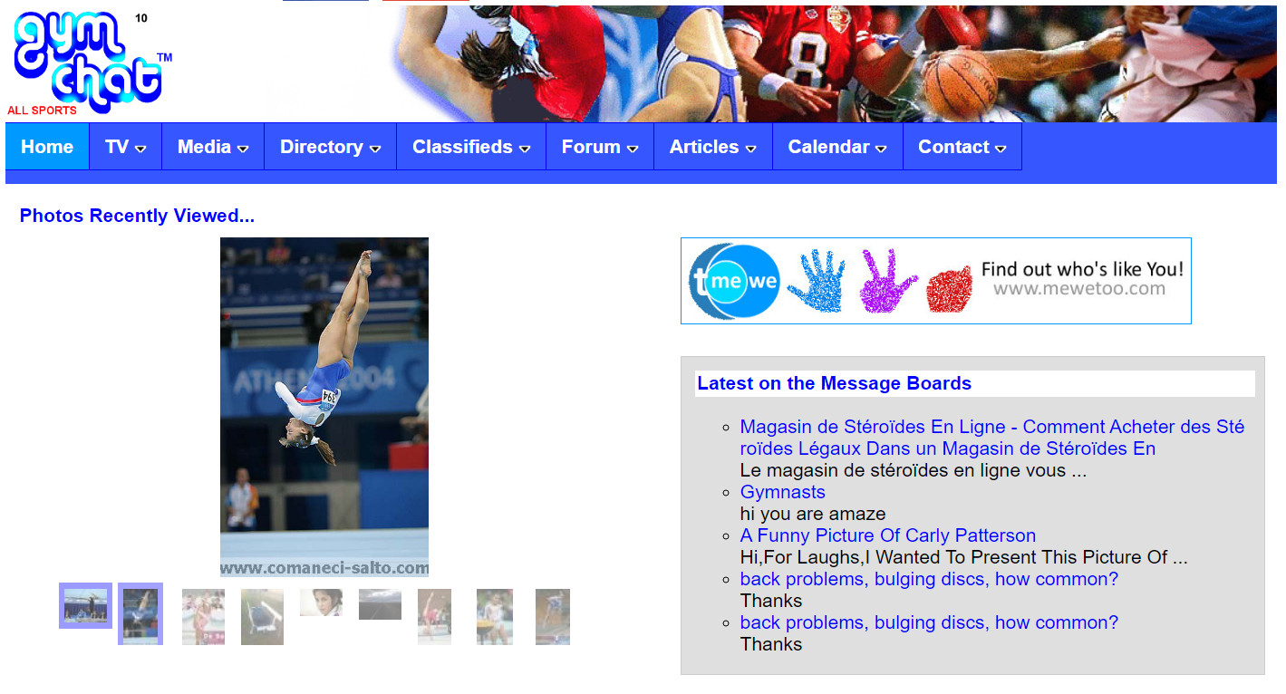 Gym Chat sports network, community website