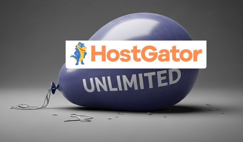 Hostgator, fake unlimited web hosting plans, marketing ploy
