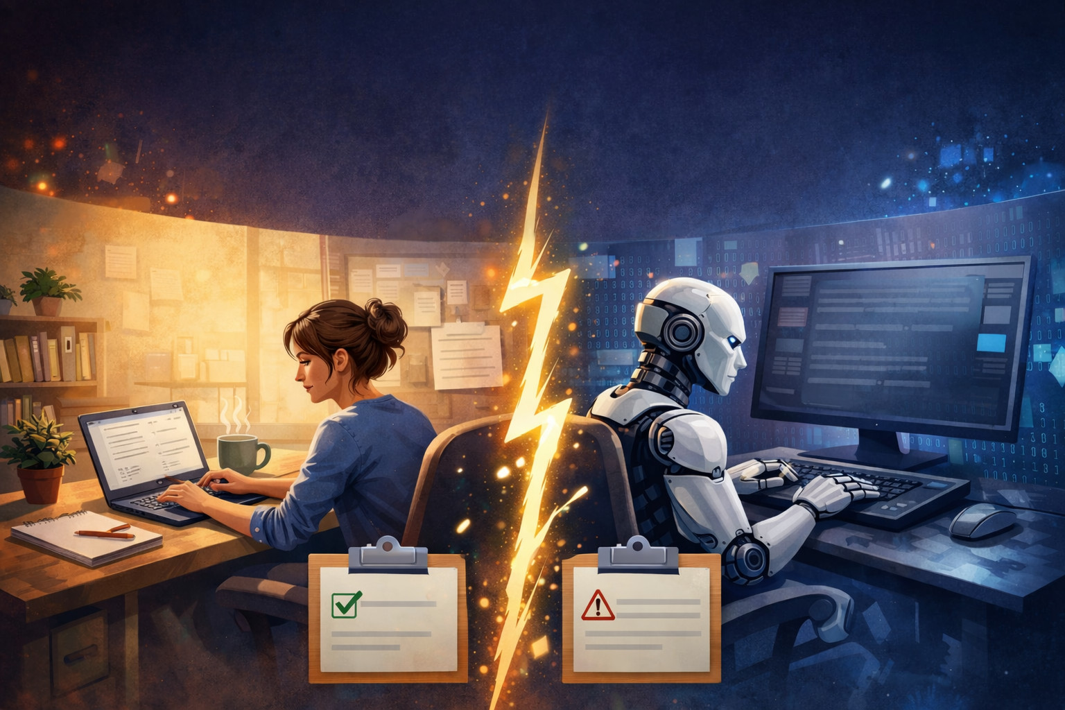 Human vs AI writing