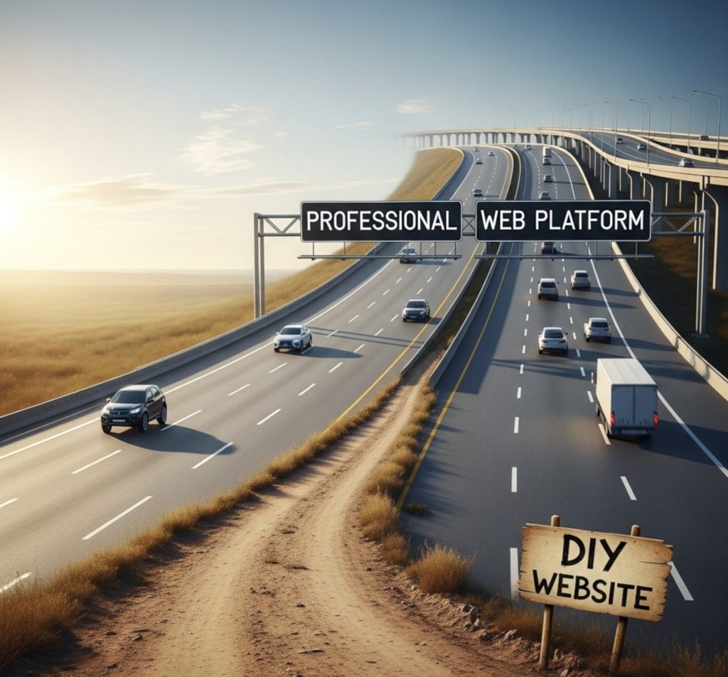 Limits of DIY website builder