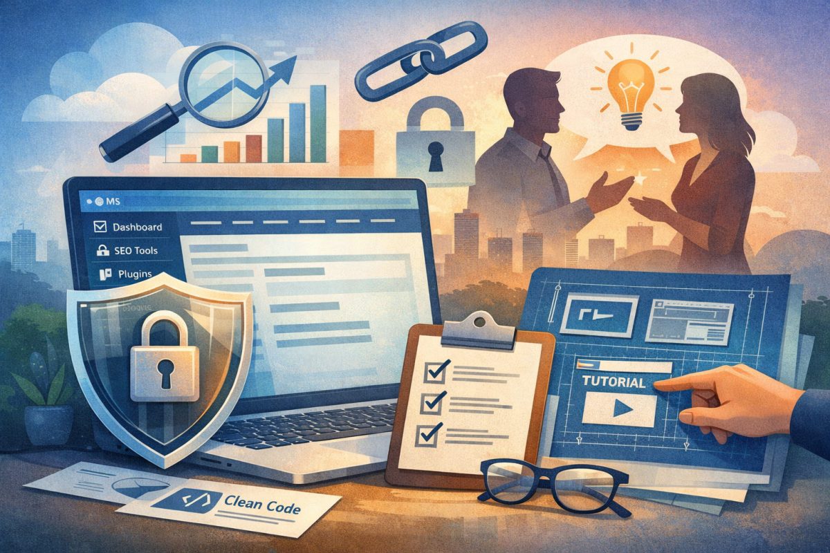 Marketing, advertising that people respond to, security, success, tutorials, transparency, building trust