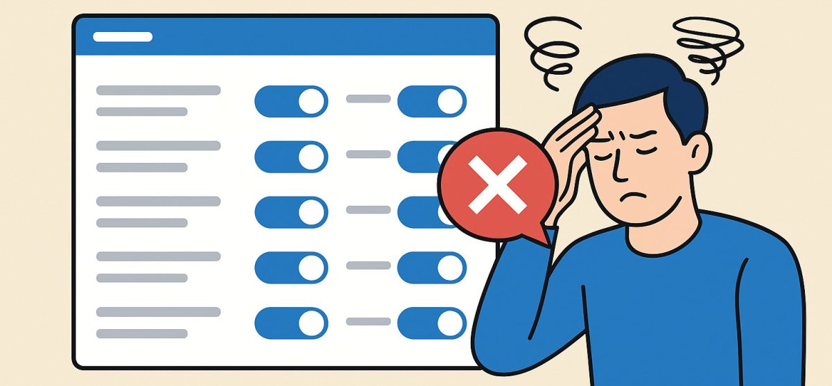 No bulk action available to deactivate, big headache