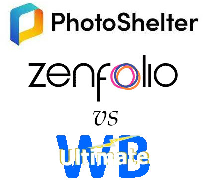 UltimateWB vs. PhotoShelter vs Zenfolio: What is the best photography website builder?