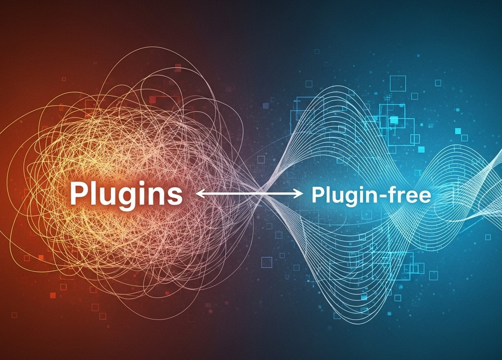 plugins-vs-plugin-free