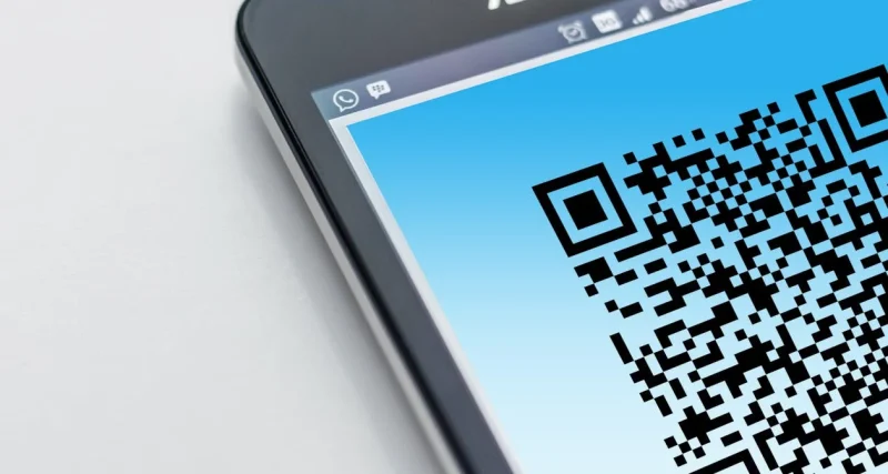 QR code, website link