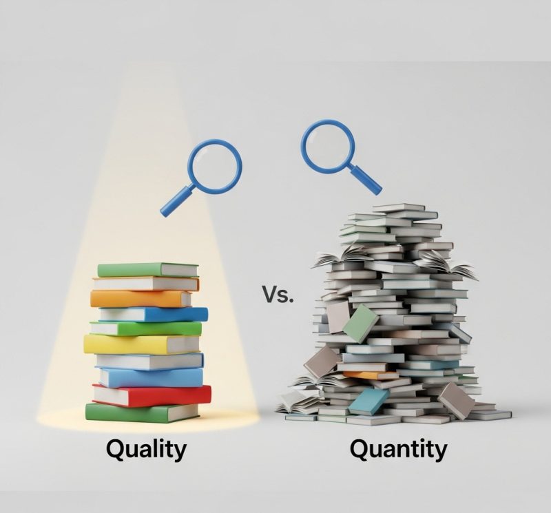 quality vs quantity, Google ranking