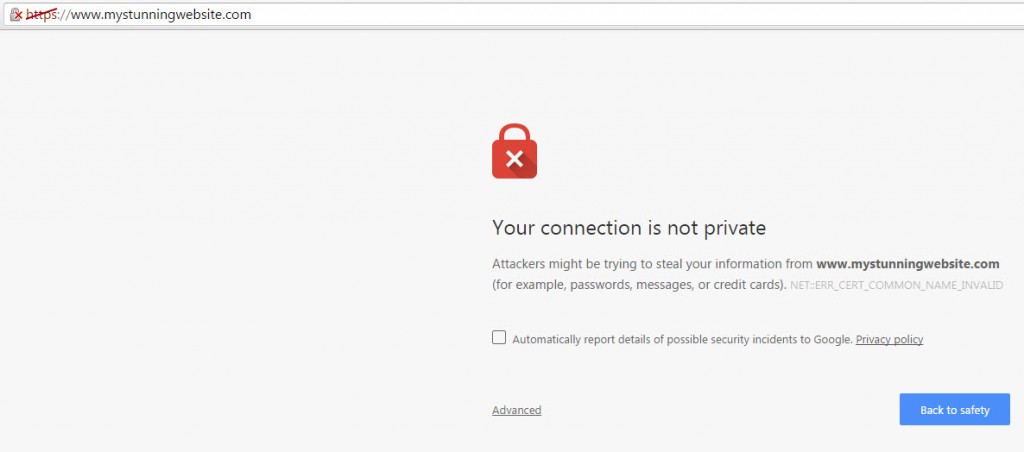 SSL Website Error