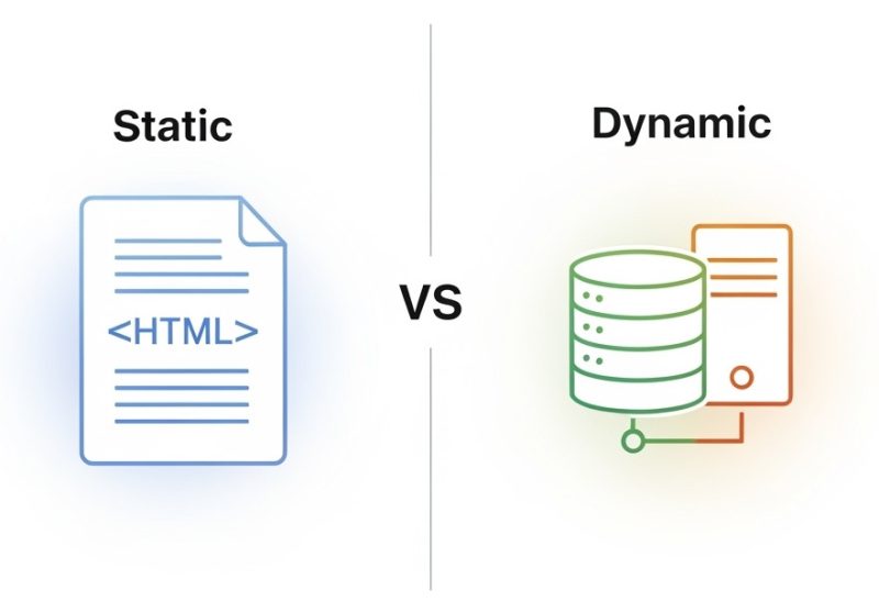 static vs dynamic websites