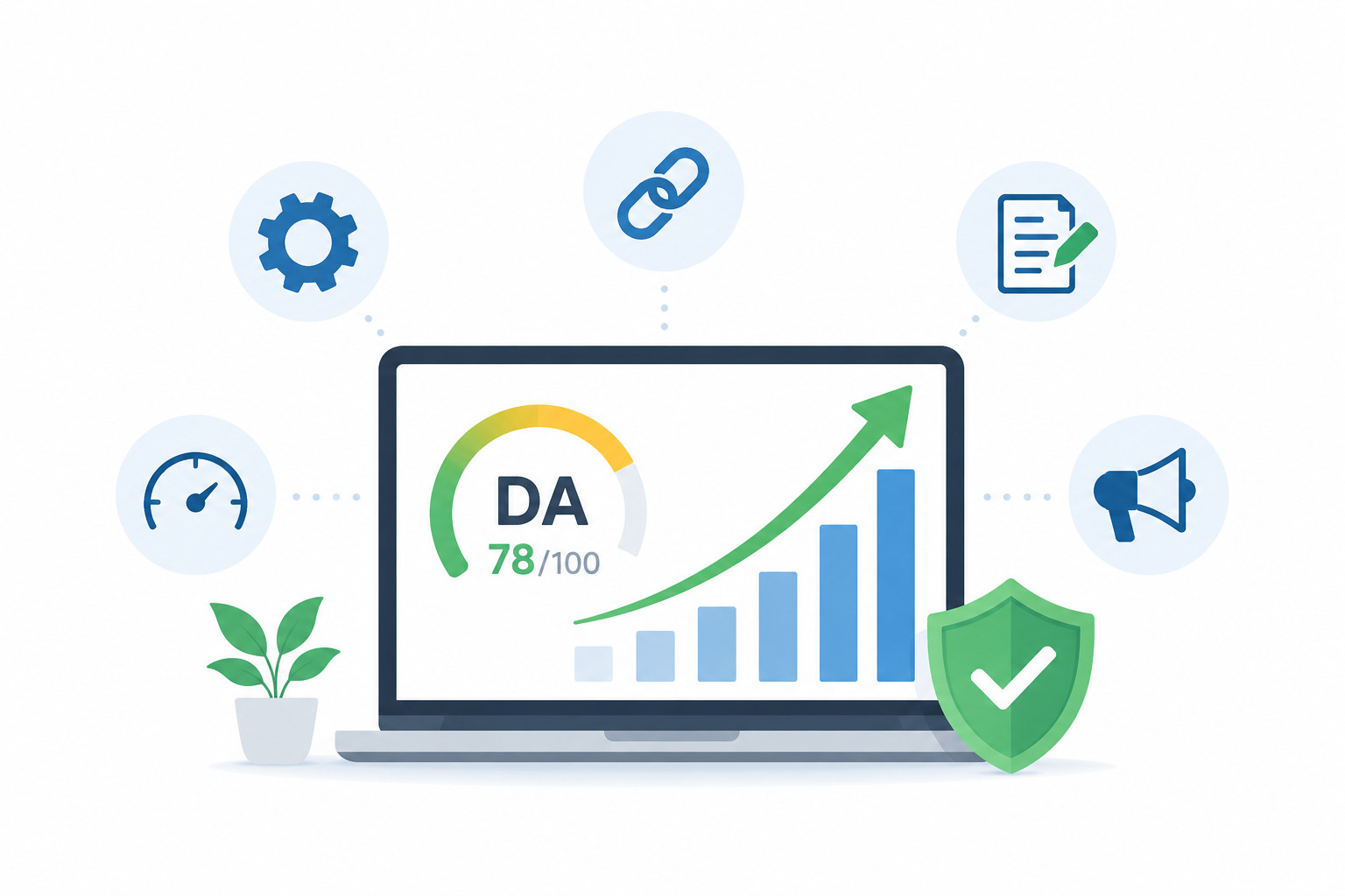 Strategies to increase your website domain authority score fast