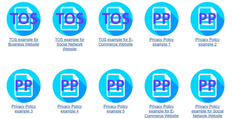 terms-of-service-privacy-policy-examples