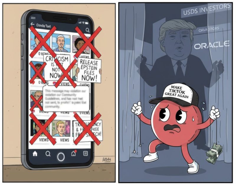 TikTok censorship against anti-Trump content