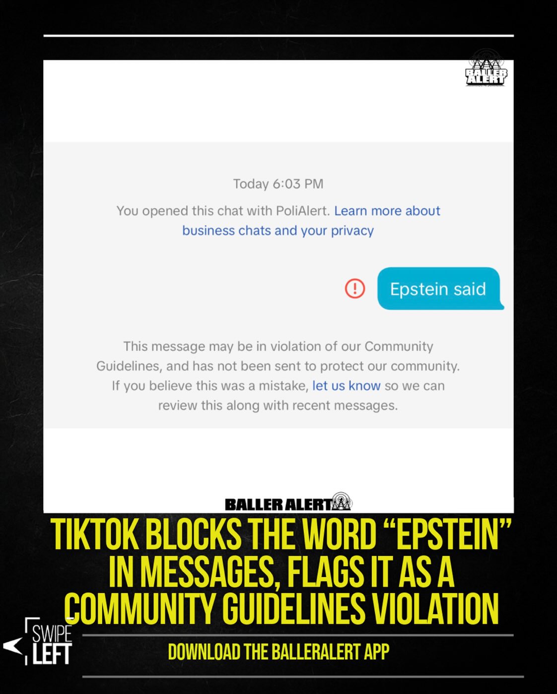 TikTok blocks the word 