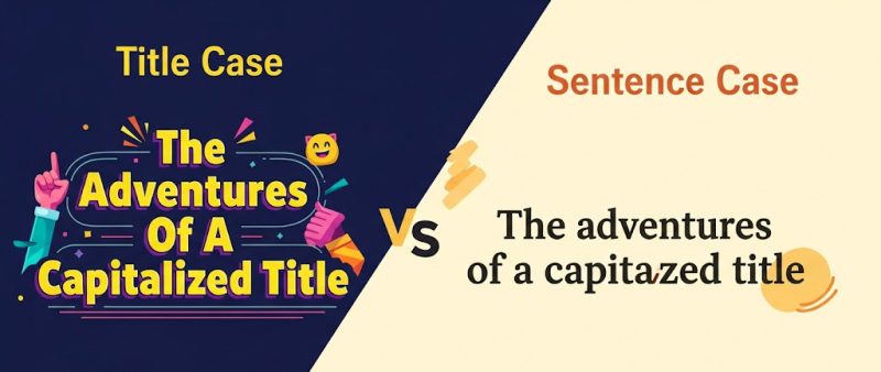 Title Case vs Sentence case