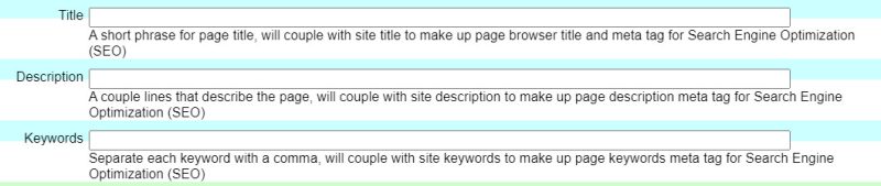 UltimateWB built-in SEO tool