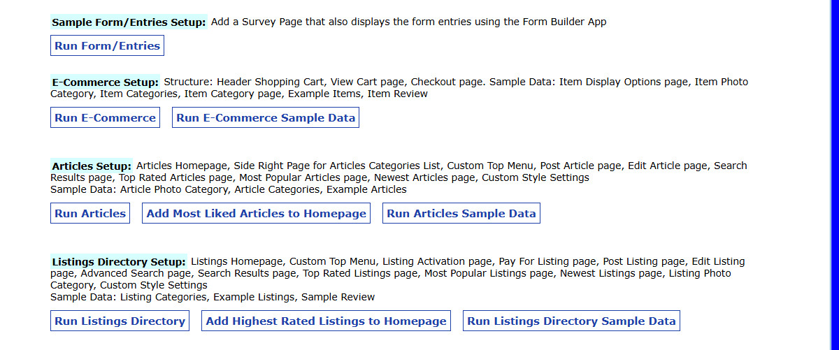 UltimateWB Templates Generator in your website admin panel