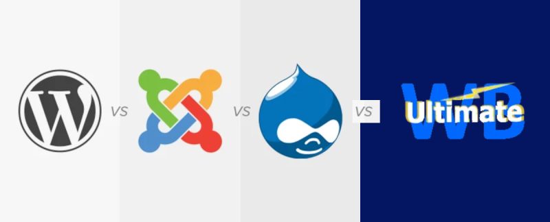 WordPress vs Joomla vs Drupal vs UltimateWB