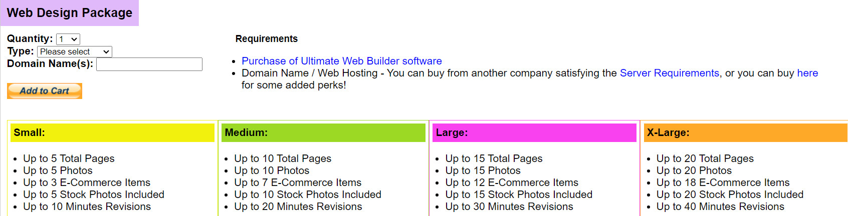 ultimatewb-web-design-packages