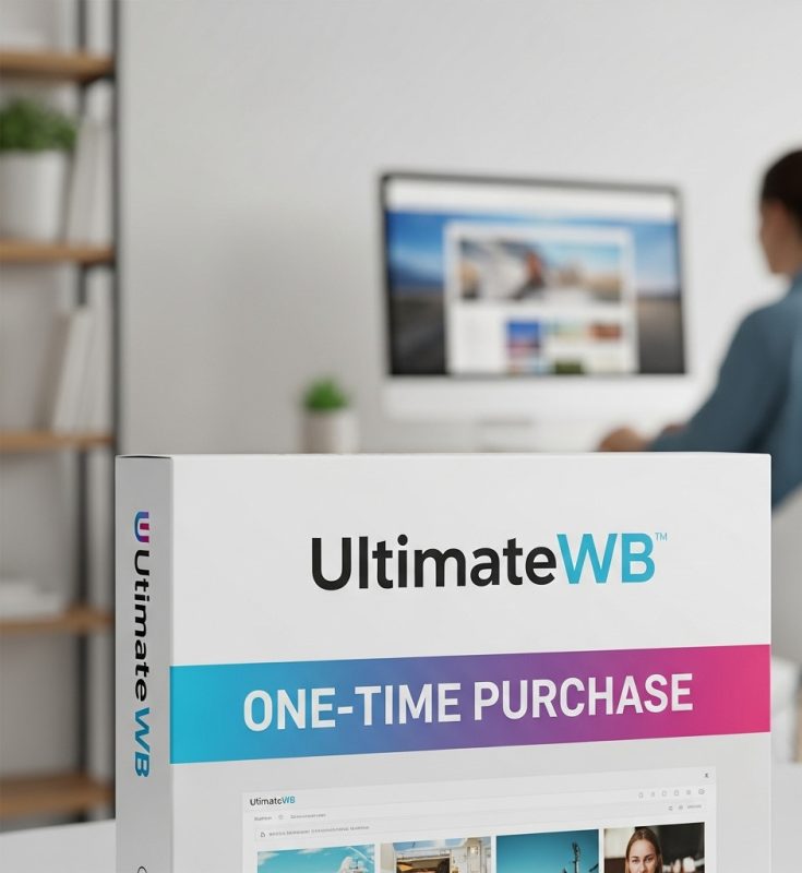 UltimateWB website builder download, one-time purchase, without subscription costs