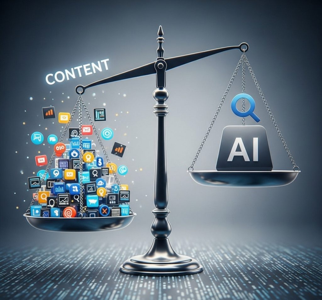 Website content vs AI Overviews & Zero-Click search