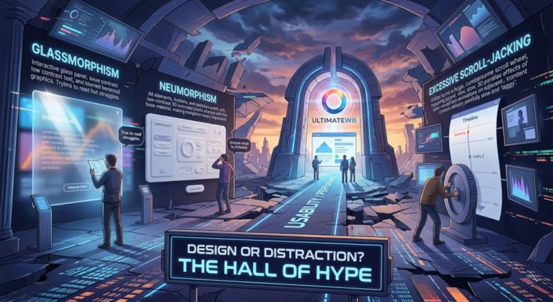 Website design or distraction - the hall of hype