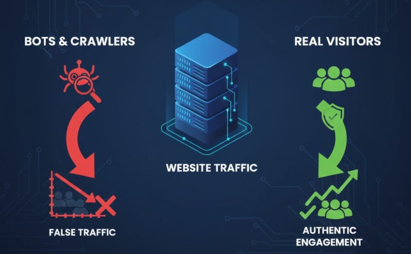 website-traffic-bots-crawlers-vs-real-visitors-engagement