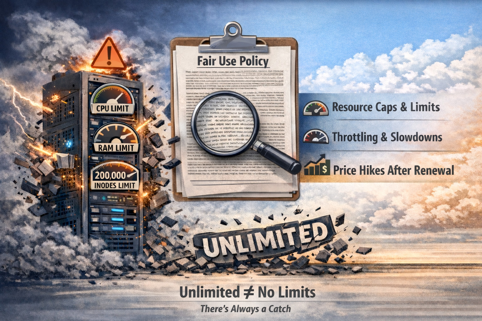 Infographic showing hidden limits of 