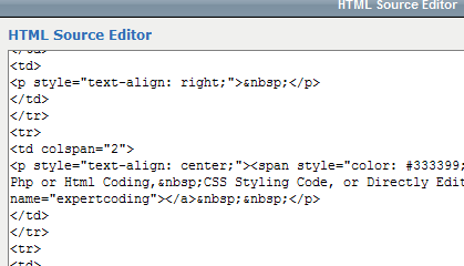 Ultimate Web Builder HTML Editor Option