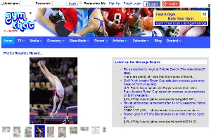 Gym Chat website screenshot